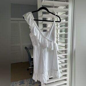 Lovers + Friends white mini dress